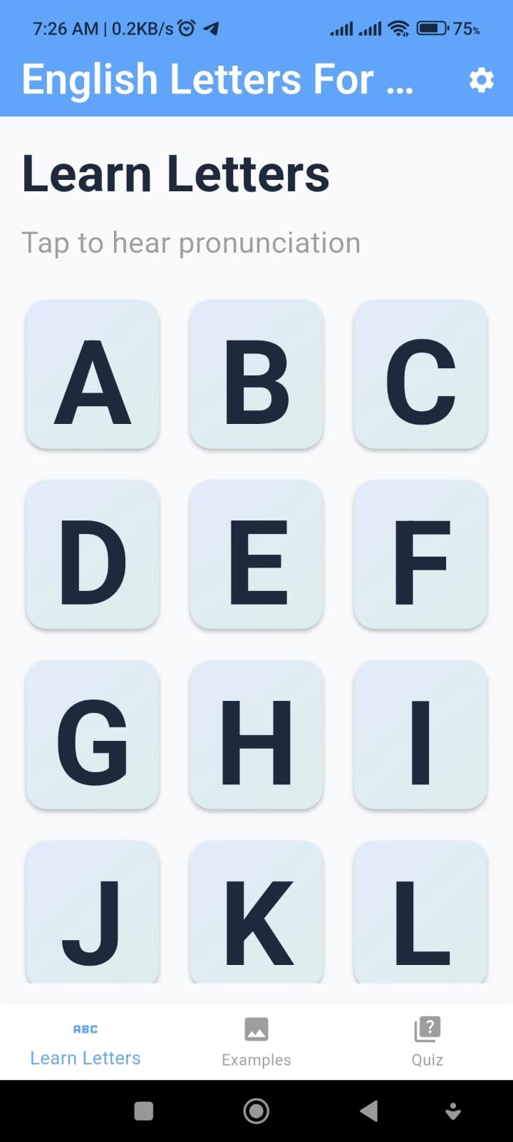 تعلّم الحروف الإنجليزية للأطفال – تطبيق تعليمي تفاعلي